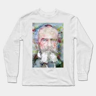 WILLIAM JAMES watercolor portrait .3 Long Sleeve T-Shirt